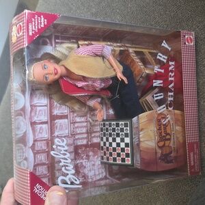 Barbie Country Store Doll with Red and Tan Outfit
